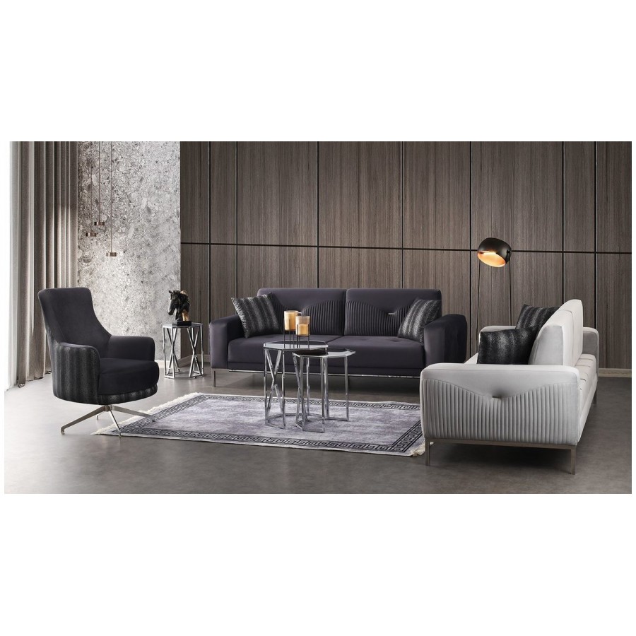 EYFEL KOLTUK TAKIMI (KROM AYAK)