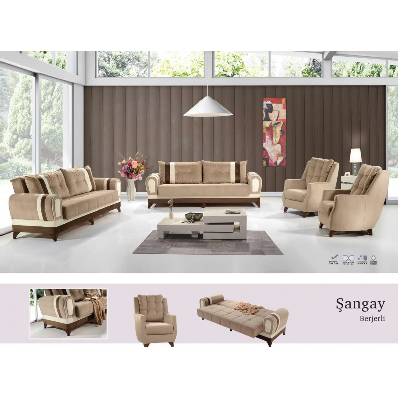 ŞANGAY YATAKLI KOLTUK TAKIMI