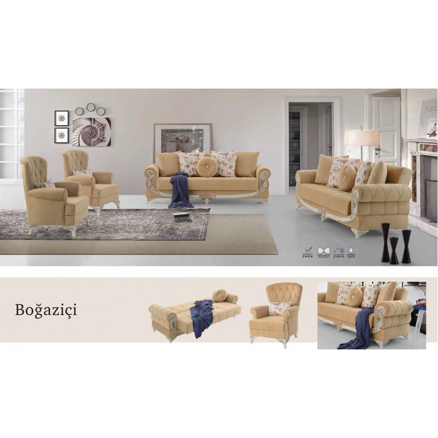 BOĞAZİÇİ YATAKLI KOLTUK TAKIMI